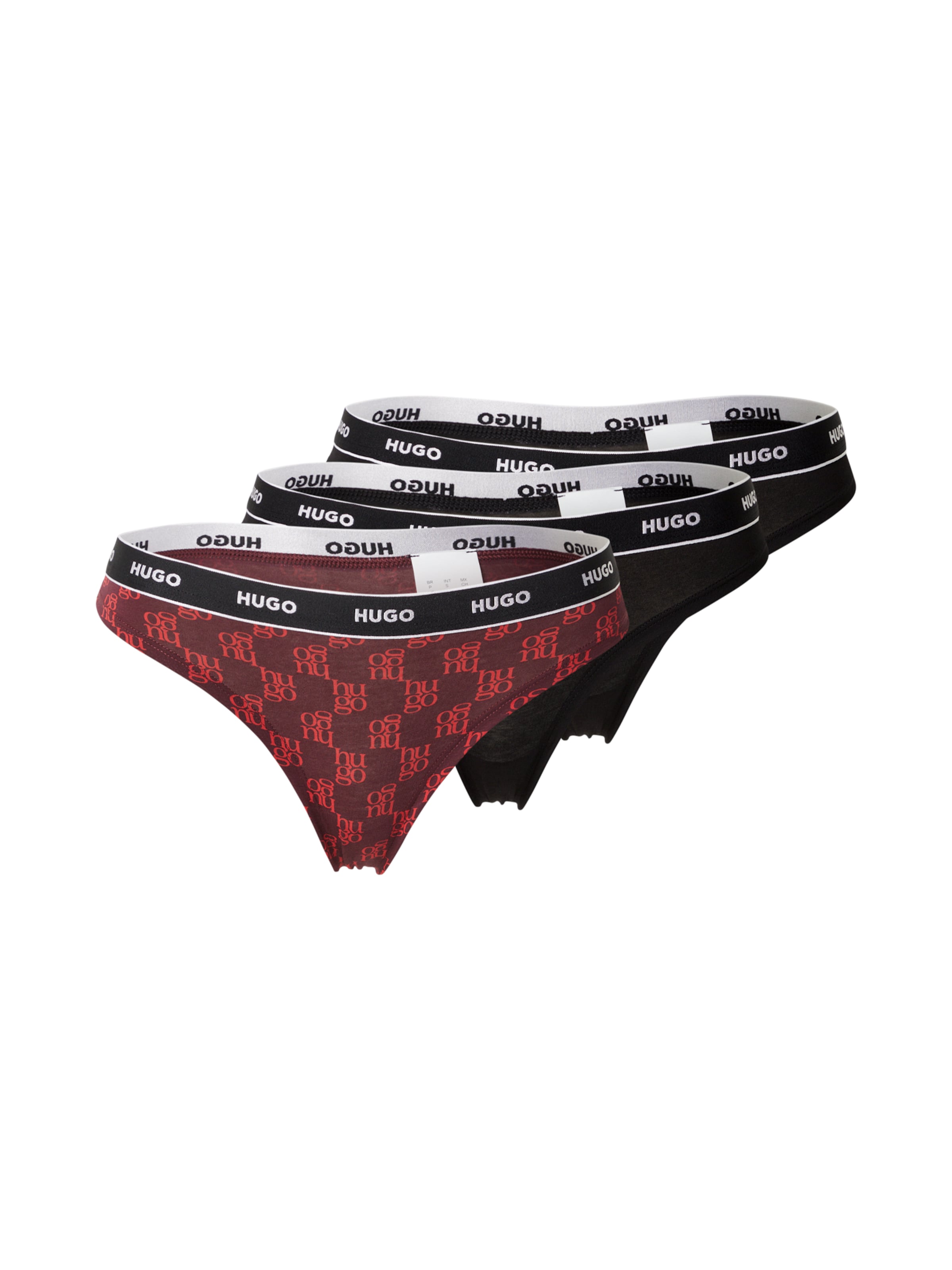 sarkans HUGO Stringu biksītes: no priekšpuses