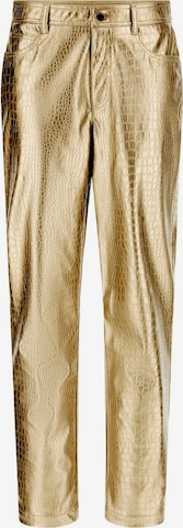 GUESS Regular Pants in Gold: front