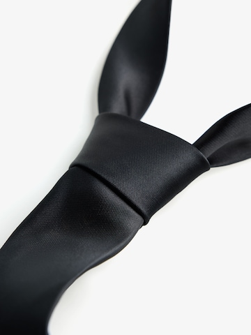 Cravate Bershka en noir