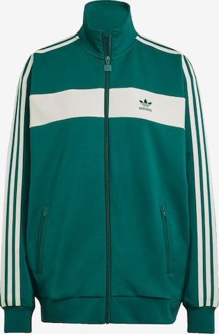 Giacca di felpa 'Colorblock Track' di ADIDAS ORIGINALS in verde: frontale