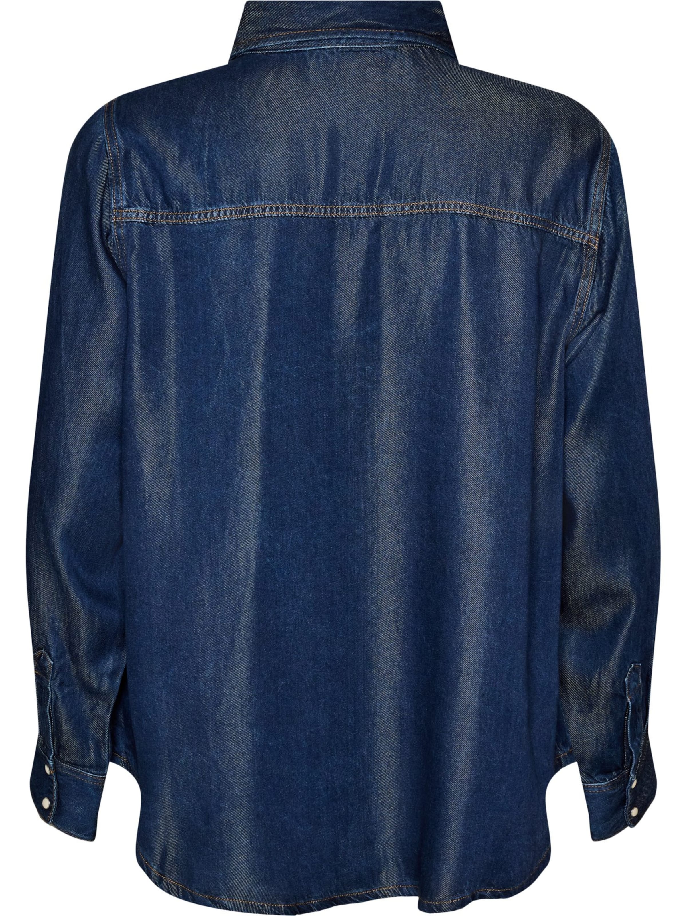 Zizzi Bluza 'HILDE' | modra barva