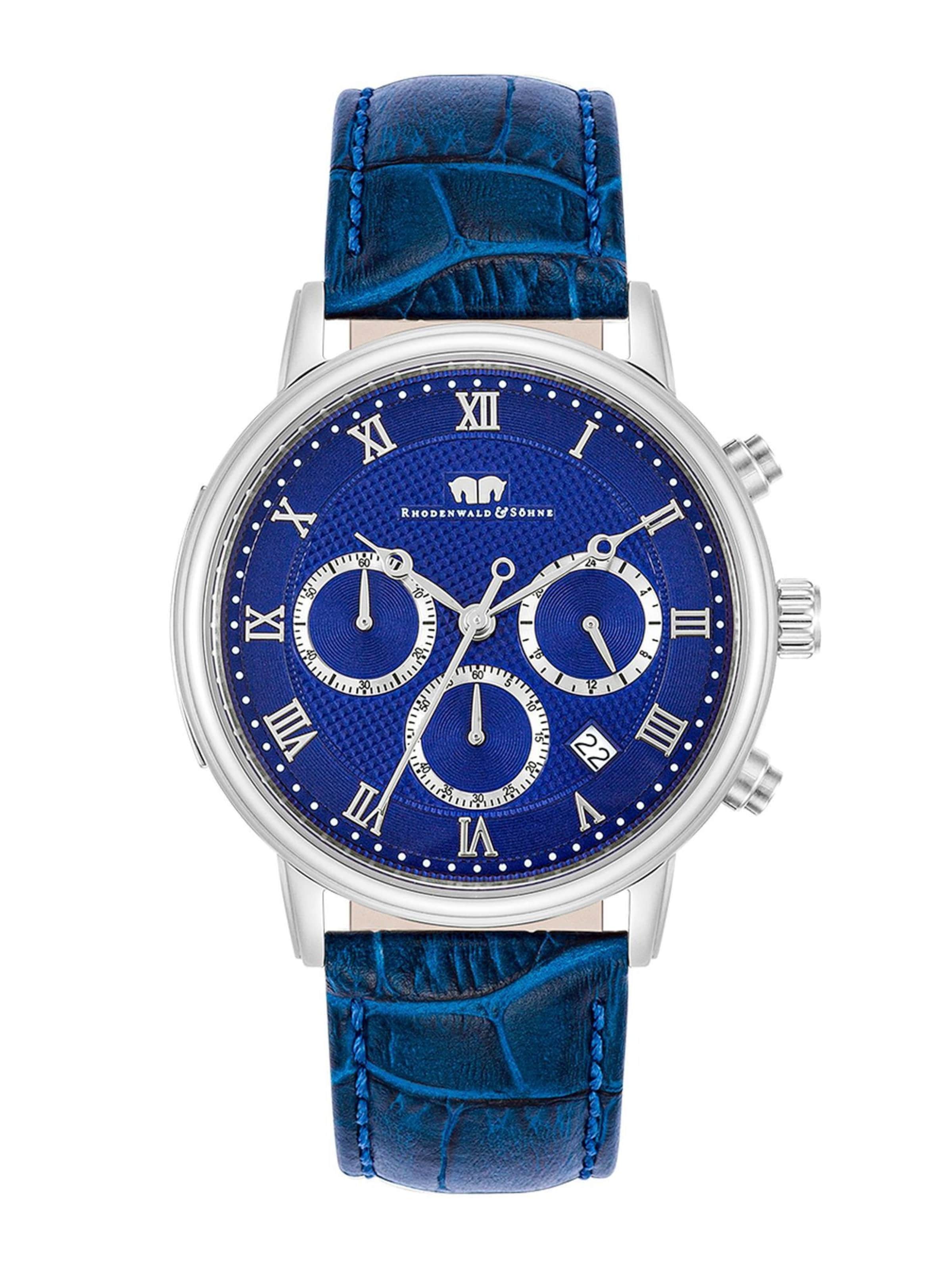 Orologio analogico di Rhodenwald & Söhne in blu: frontale