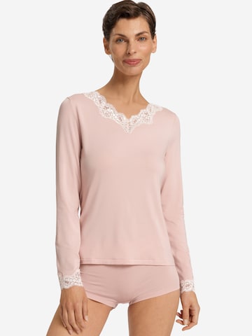 Chemise de nuit 'Dana' Hanro en rose : devant