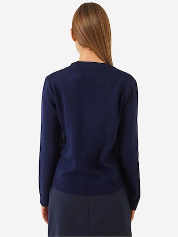 Pull-over 'Pullover' Bianco Lucci en bleu