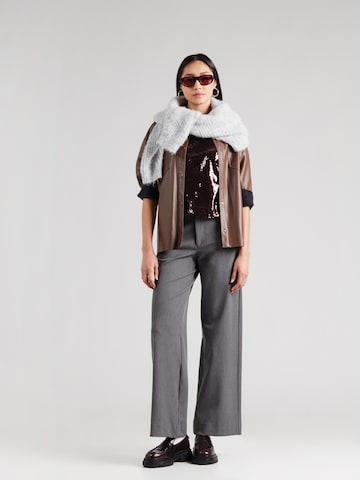 Chemisier 'Sequin Blouse' MORE & MORE en marron