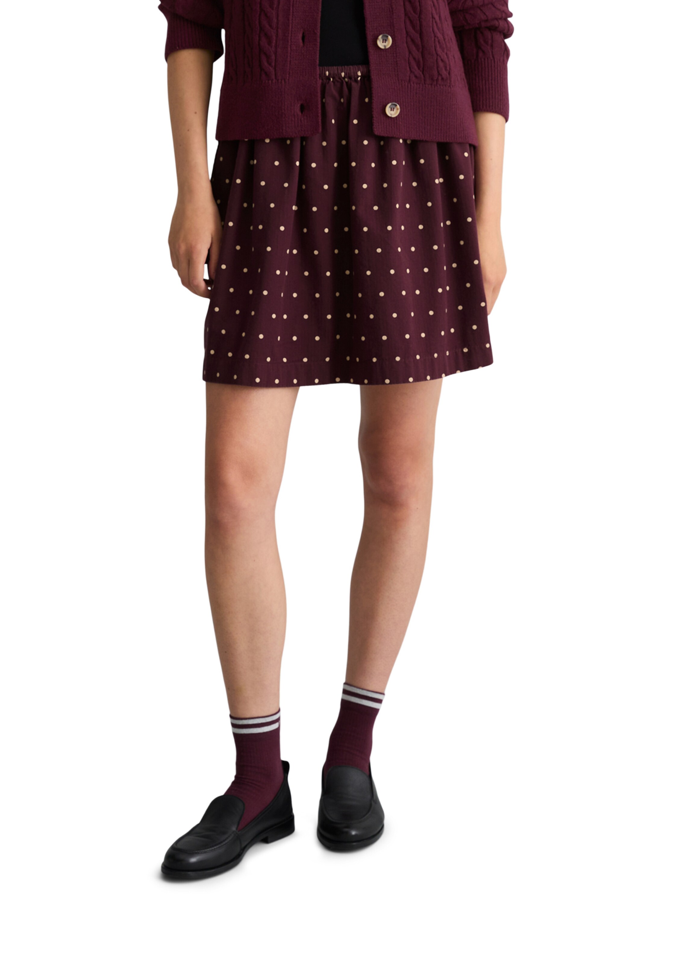 Marc O'Polo DENIM Skirt in Red: front