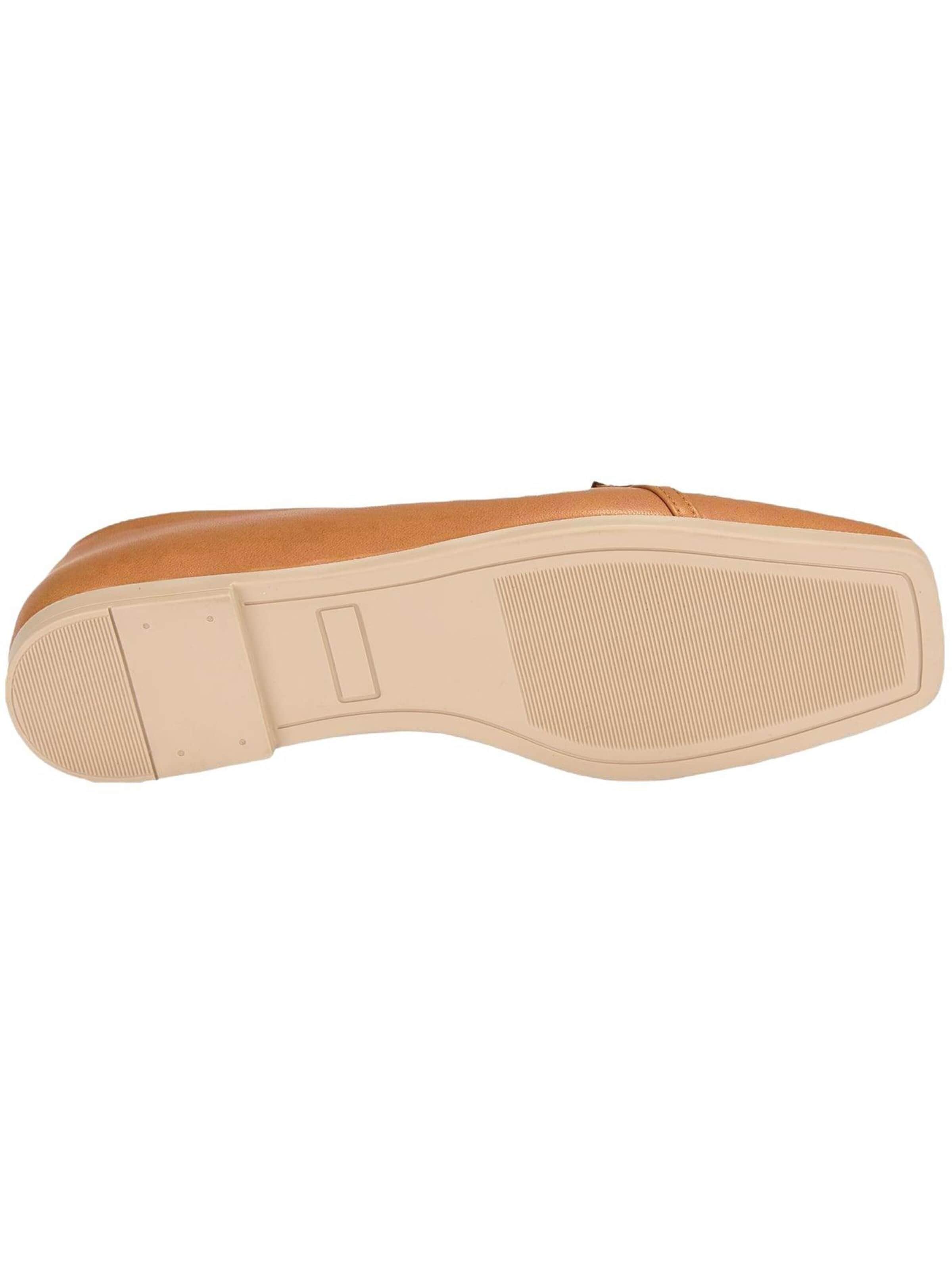 Desa Ballet Flats 'Ballettschuhe' in Brown