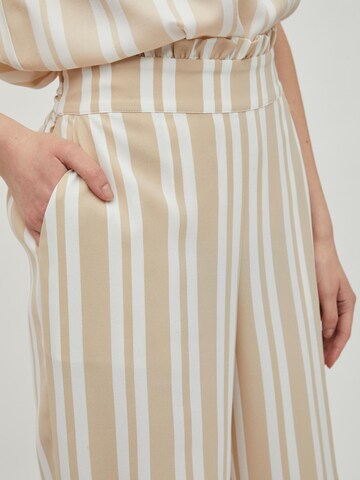 VILA Boot cut Trousers 'Rasha' in Beige