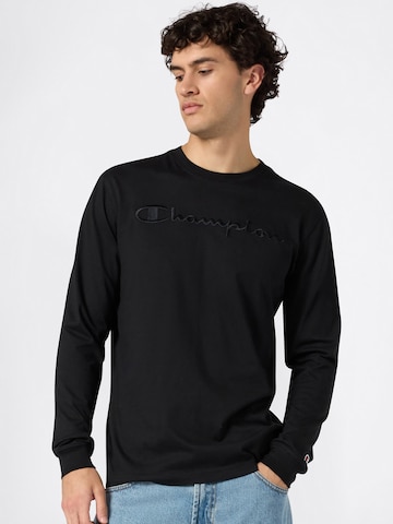 melns Champion Authentic Athletic Apparel T-Krekls: no priekšpuses
