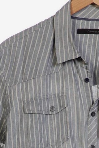 Calvin Klein Jeans Button Up Shirt in XXL in Grey