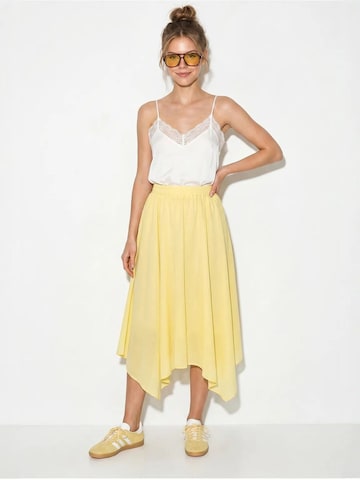 Jupe Bianco Lucci en jaune