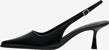 Bershka Slingpumps in Schwarz: Vorderseite