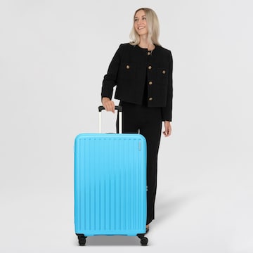 American Tourister Trolley 'Rejoy' in Blue