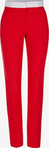 Regular Pantalon BURBERRY en rouge : devant