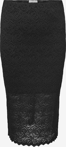 ONLY Carmakoma - Falda 'ROSIL' en negro: frente