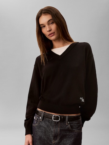 Calvin Klein Jeans Shirt in Black: front