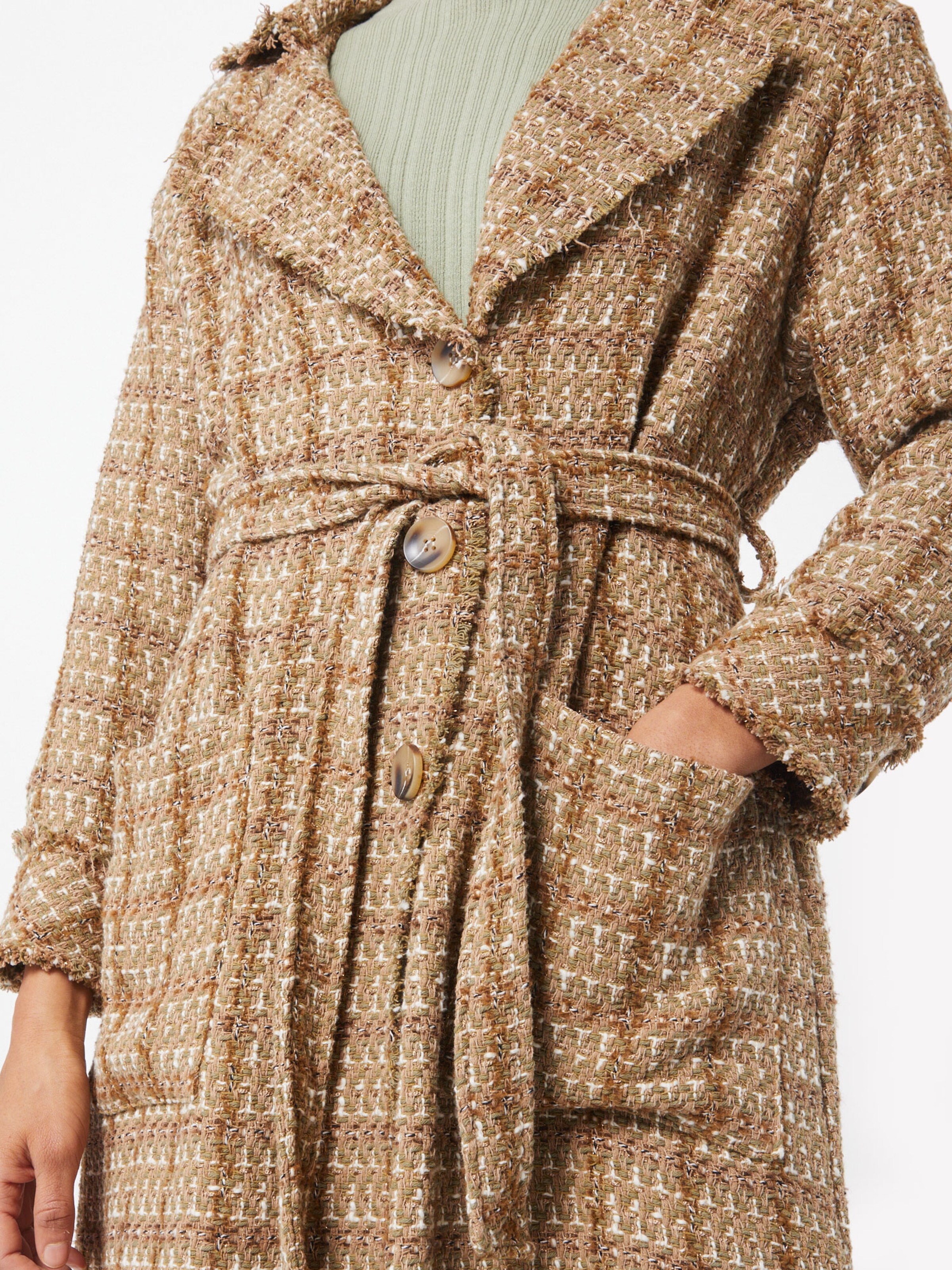 Liebesgluck Between Seasons Coat in Brown ABOUT YOU