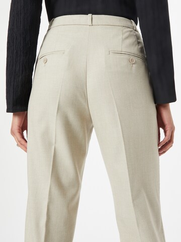 Regular Pantalon à plis ESPRIT en beige