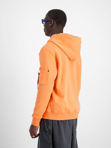 ALPHA INDUSTRIES Sweatshirt 'Alpha PP'‌‌‌ in Orange