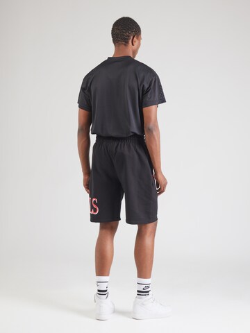 NEW ERA Regular Trousers 'NBA TEAM CHIBUL' in Black