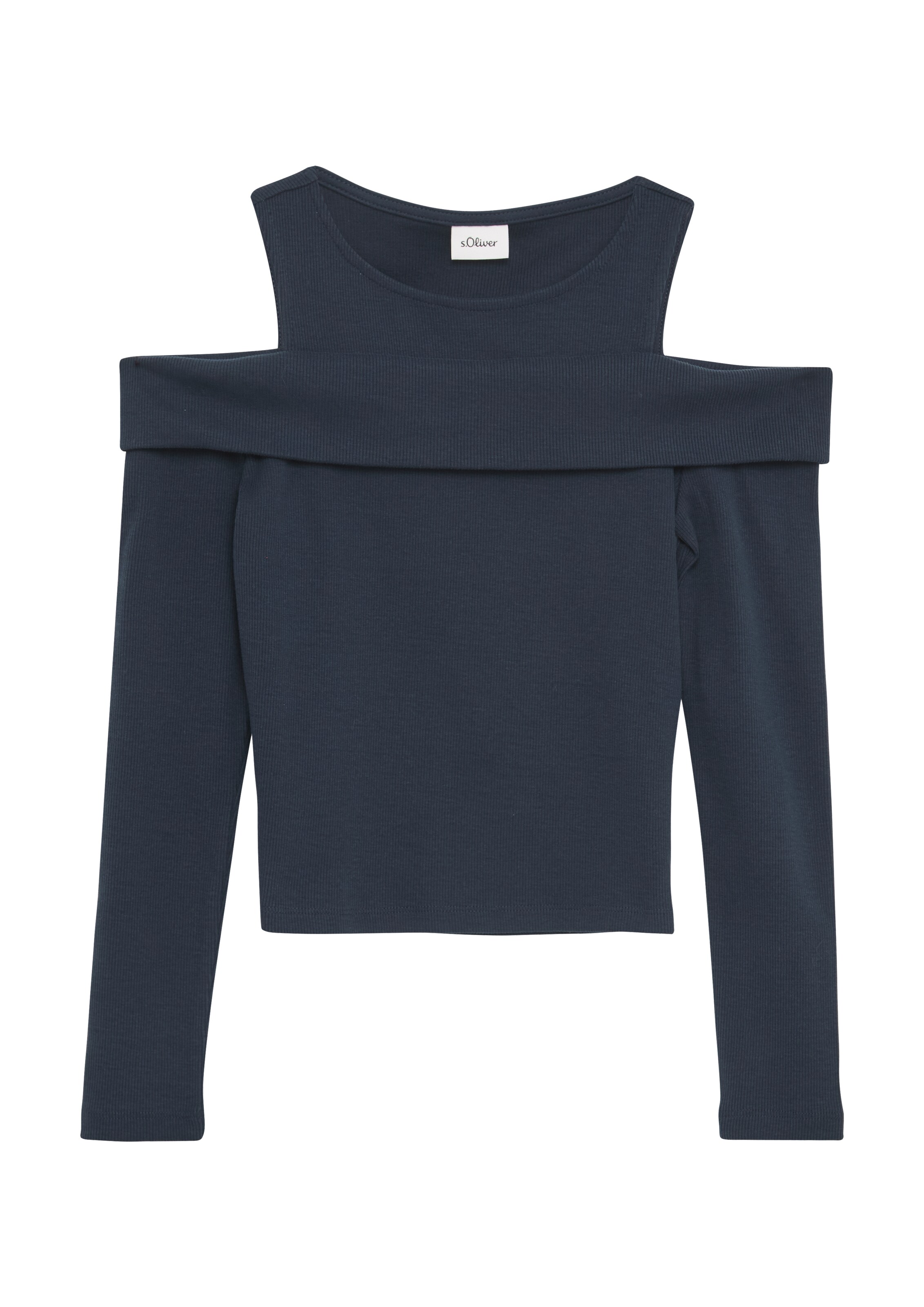 s.Oliver Shirt in Blauw: voorkant