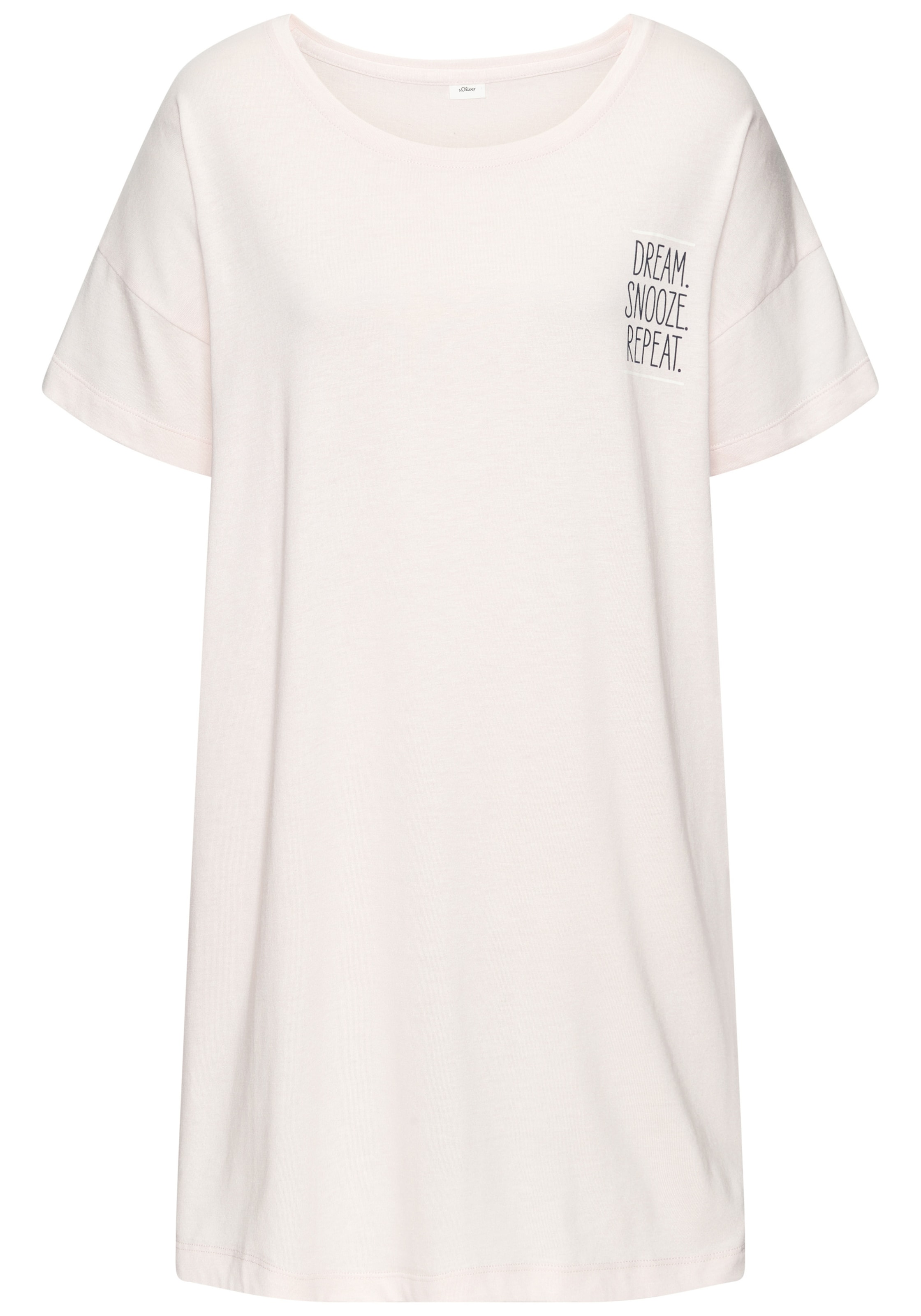 s.Oliver - Camiseta de noche en rosa: frente