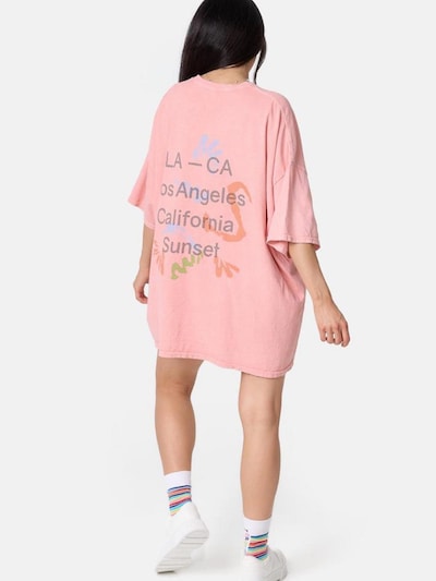 Worldclassca Oversizeshirt 'Oversize T-Shirt "LA SUNSET"' in S-L/Wide in apricot, Produktansicht