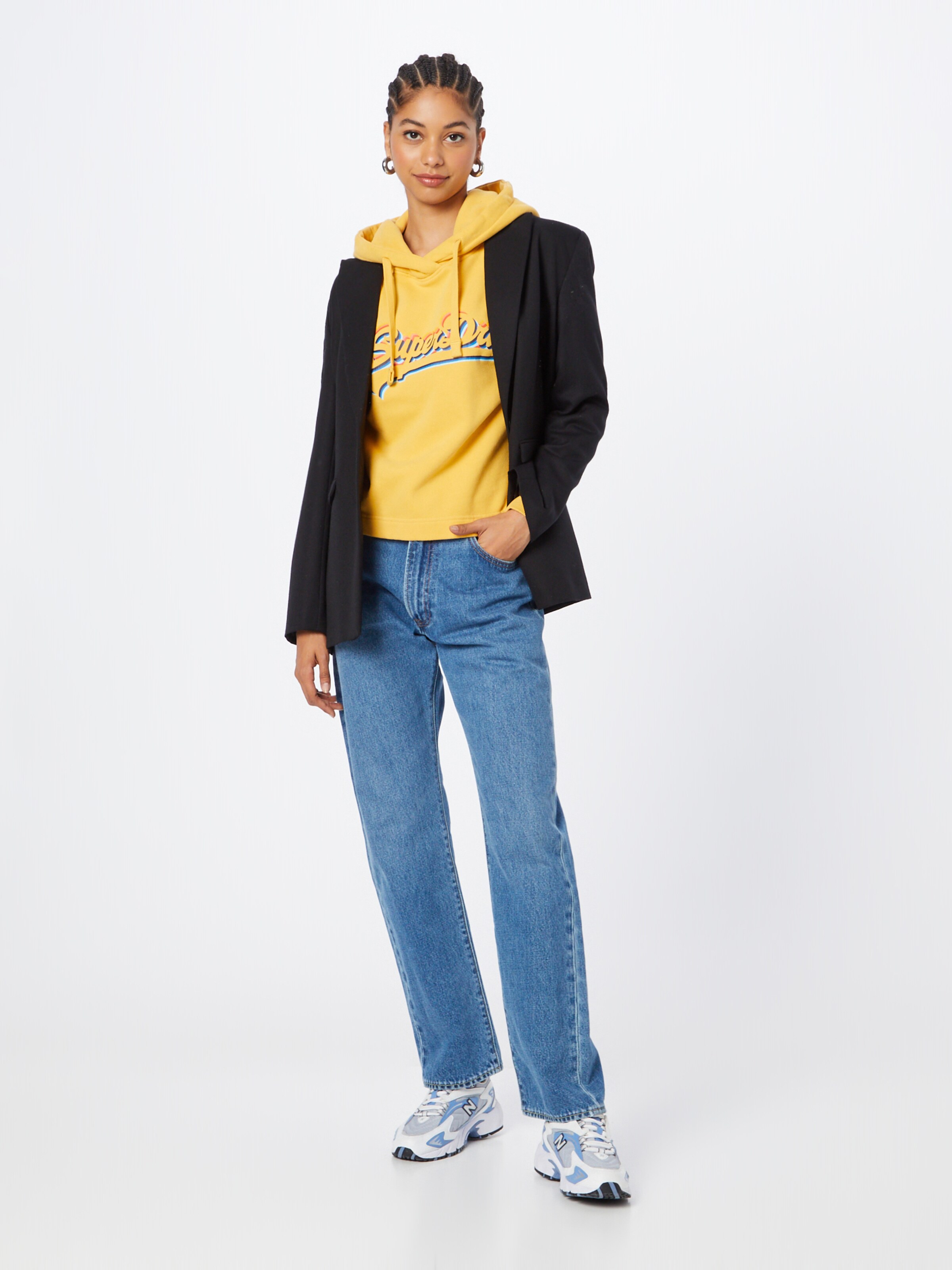 Sweat superdry jaune hotsell