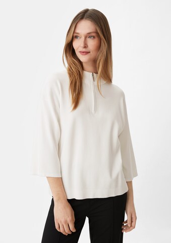 COMMA - Pullover em branco: frente