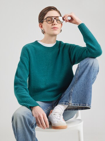 UNITED COLORS OF BENETTON - Jersey en verde: frente