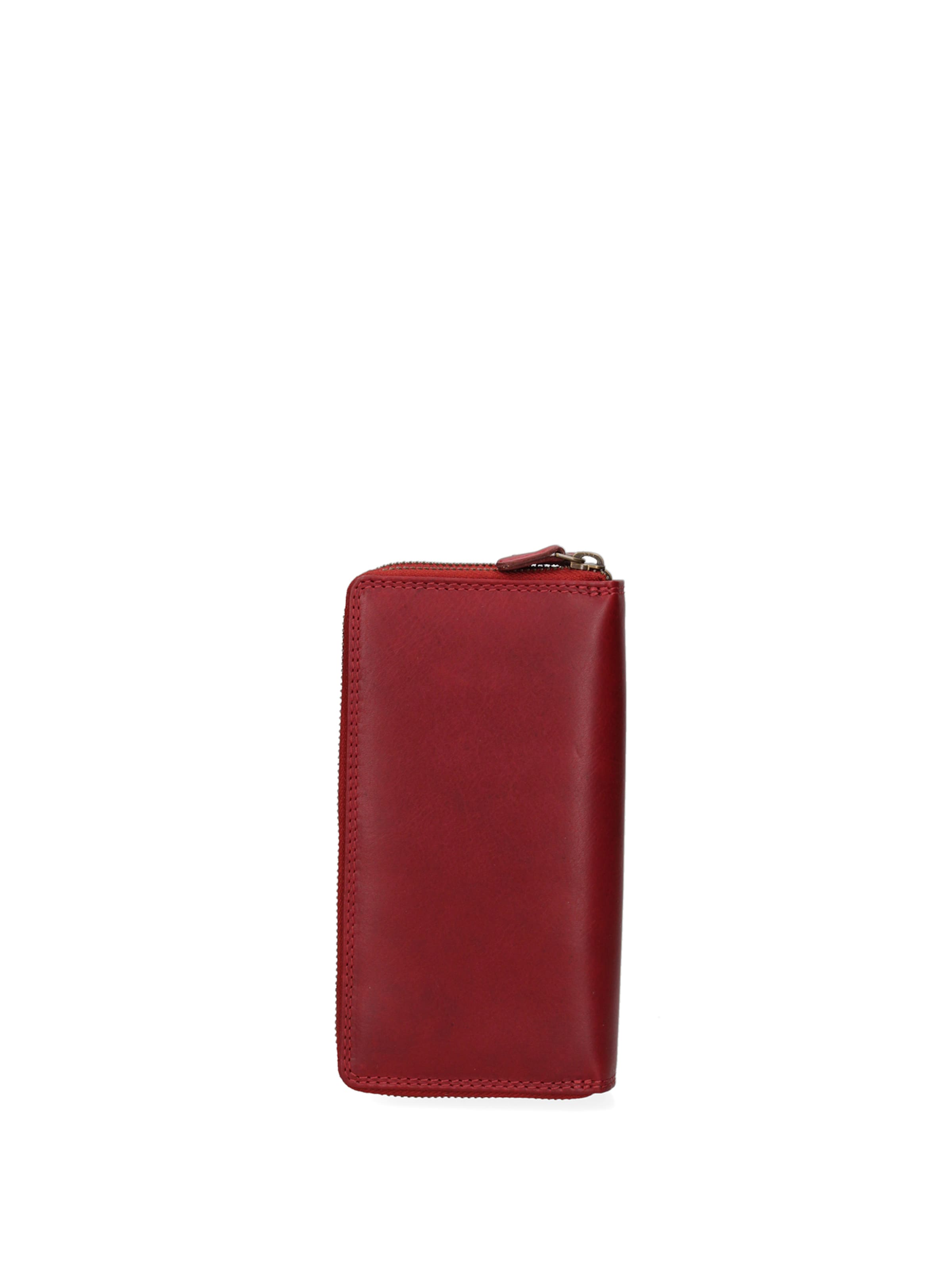 HILL BURRY Wallet in Red: front