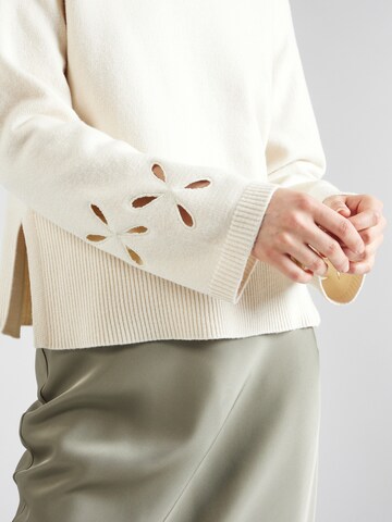 VILA Sweater 'AURA' in Beige