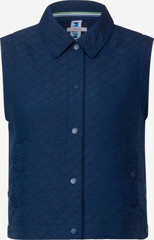 CECIL Vest in Blue: front