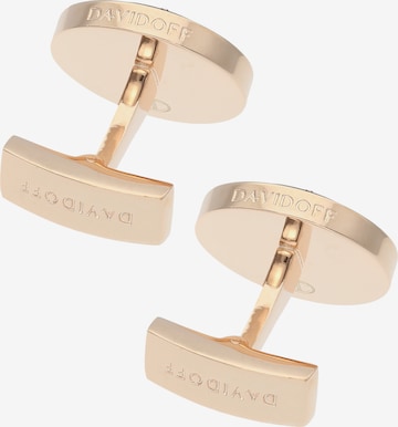 Davidoff Cufflinks in Gold: front