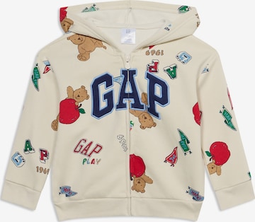 GAP Sweatjakke i beige: forside