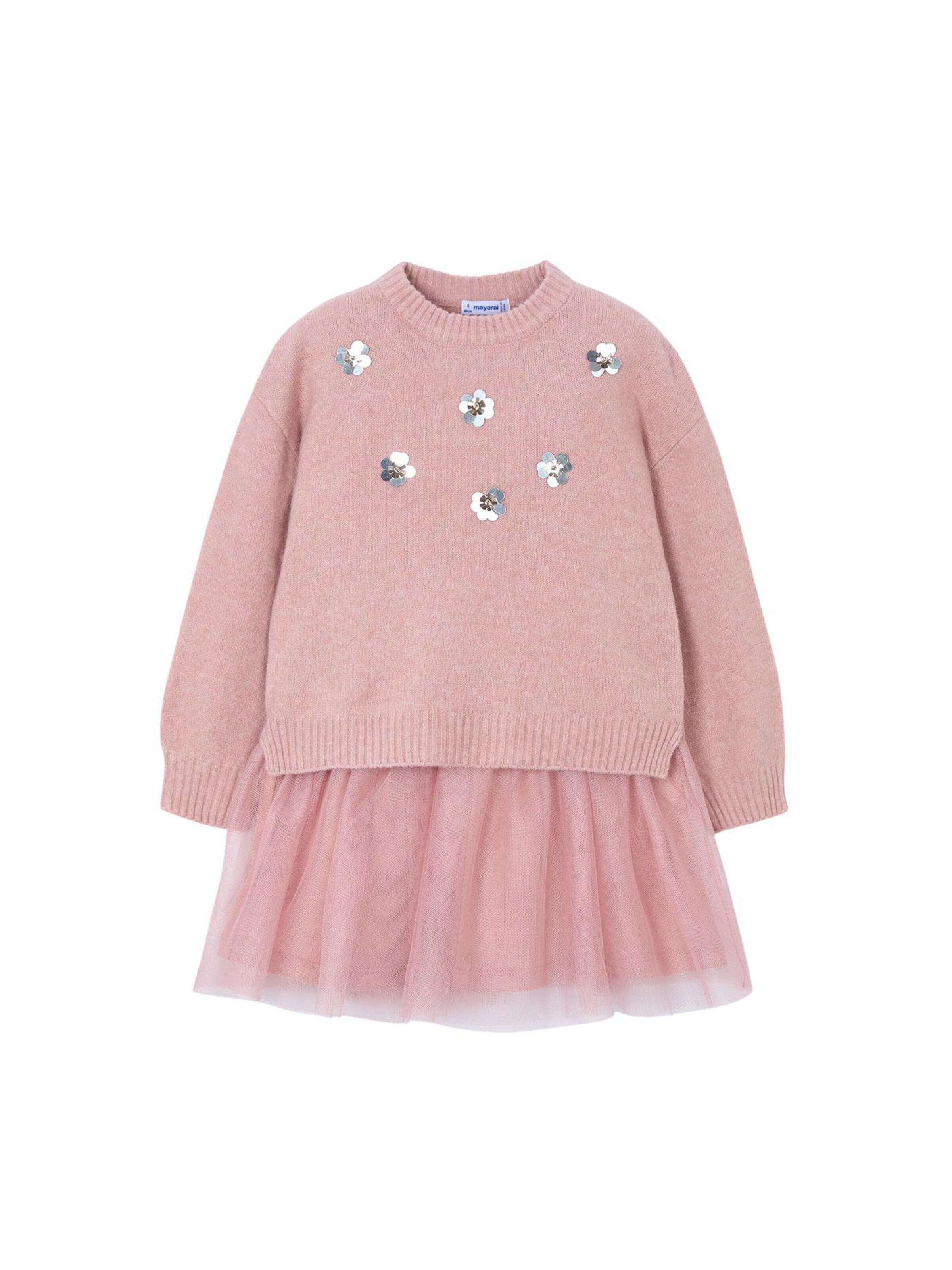 Mayoral Set in Pink: front