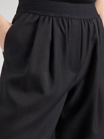 STUDIO SELECT Wide leg Pleat-front trousers 'Davinia' in Black
