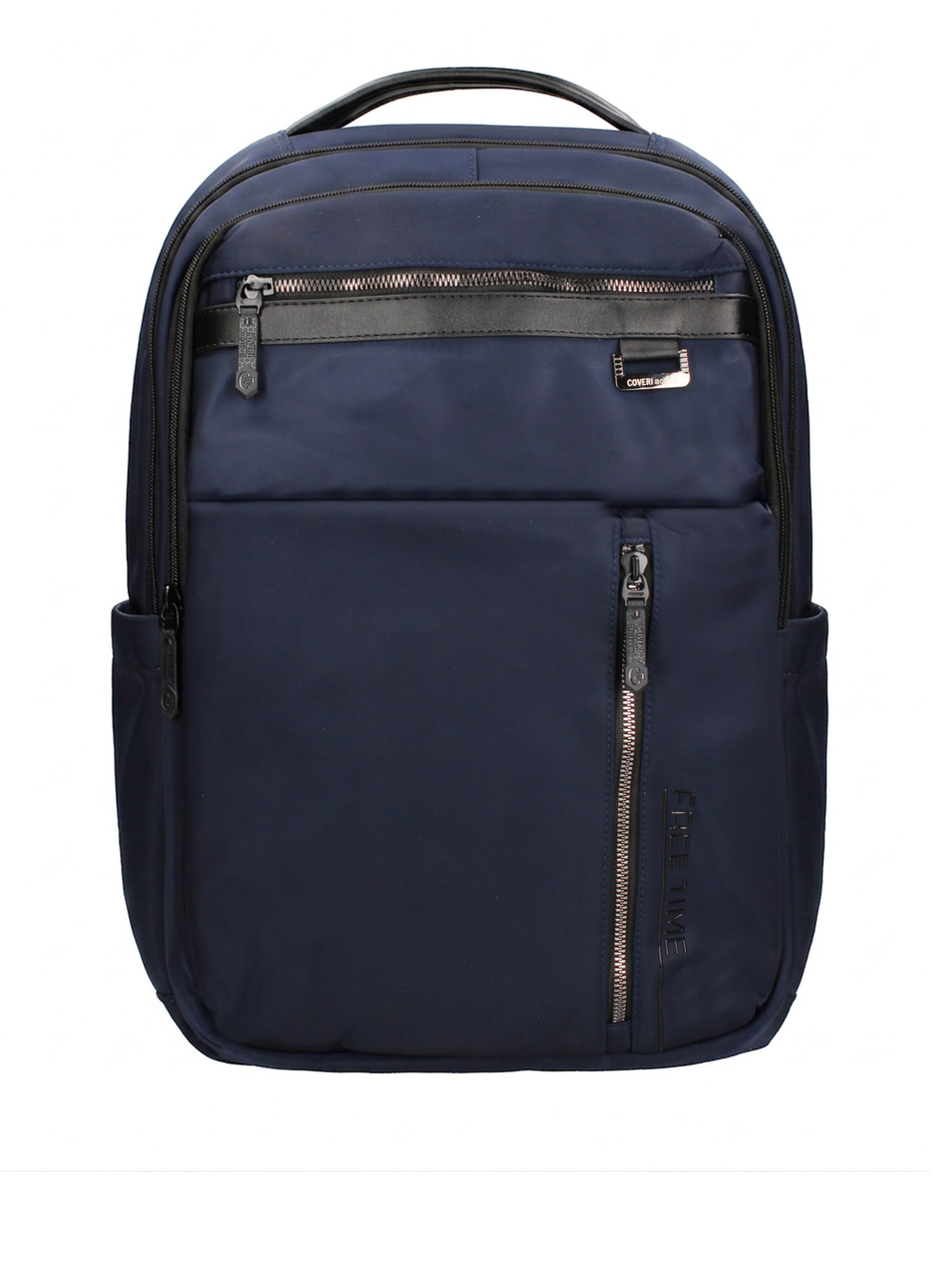 Zaino 'Zaino Coveri Collection poliestere con zip' di Coveri Collection in blu: frontale