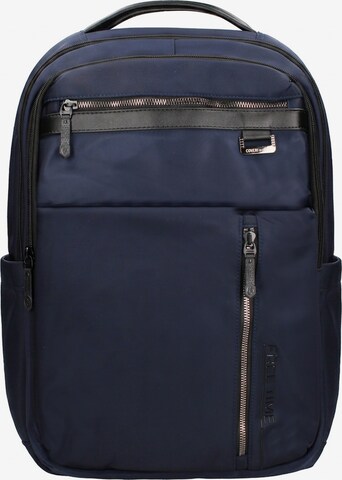 Zaino 'Zaino Coveri Collection poliestere con zip' di Coveri Collection in blu: frontale