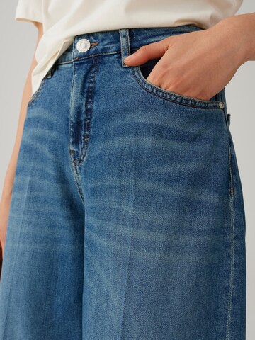 OPUS Zvonové kalhoty Džíny 'Miva Valentine' – modrá