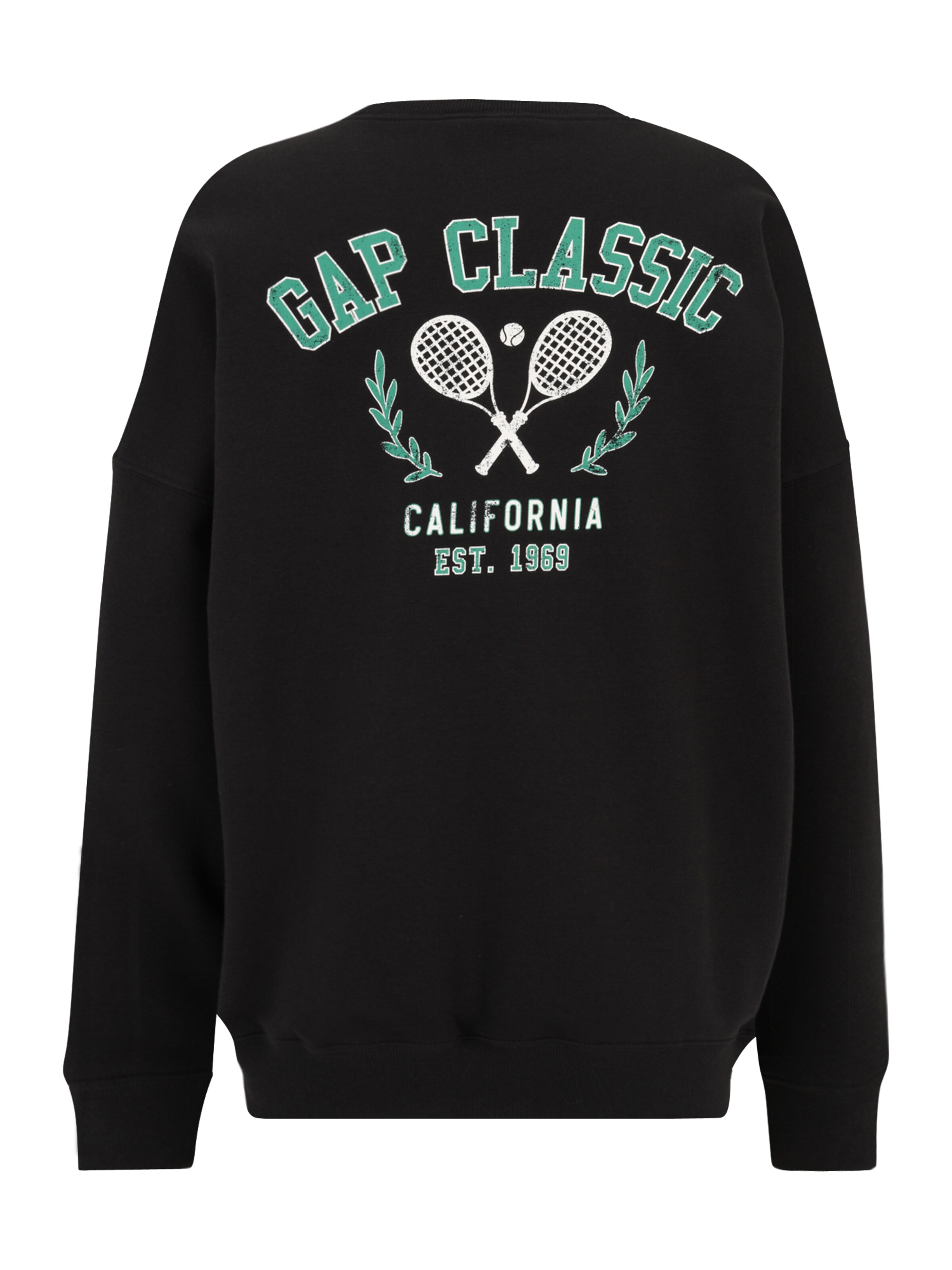 Gap Tall Μπλούζα φούτερ σε μαύρο