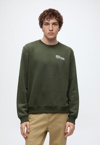 BLEND - Sweatshirt 'BHKENJI' em verde: frente
