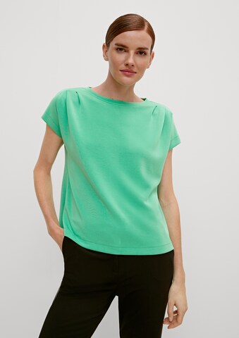COMMA Sweatshirt i grön: framsida