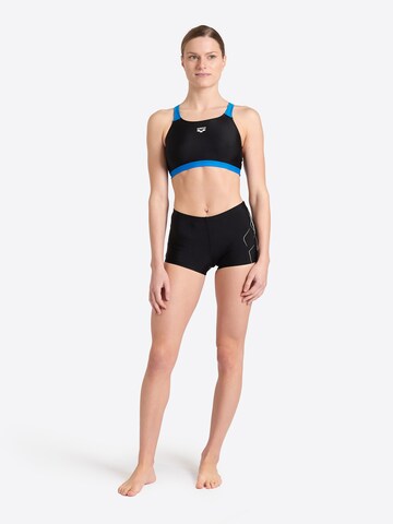 ARENA Bustier Sportsbikini 'DIVE' i svart