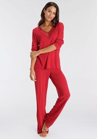 LASCANA - Pijama en rojo: frente