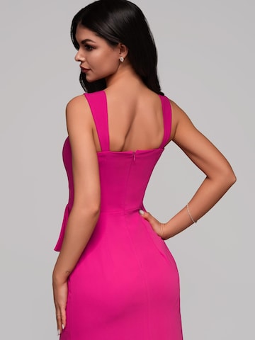 Ombre Abendkleid‌‌‌‌‌‌ in Pink