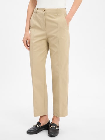 BOSS Regular Trousers ' Tecarino ' in Brown: front