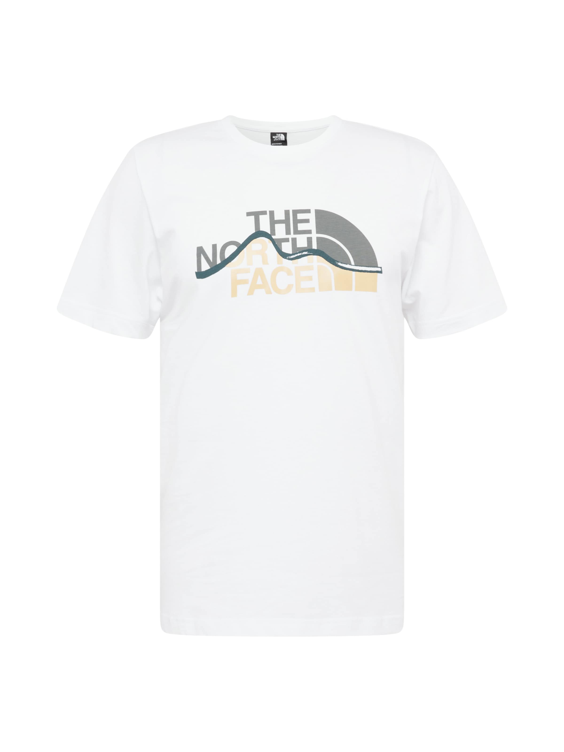 THE NORTH FACE Shirt 'Mountain Line' in White: front