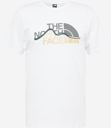 THE NORTH FACE Bluser & t-shirts 'MOUNTAIN LINE' i hvid: forside