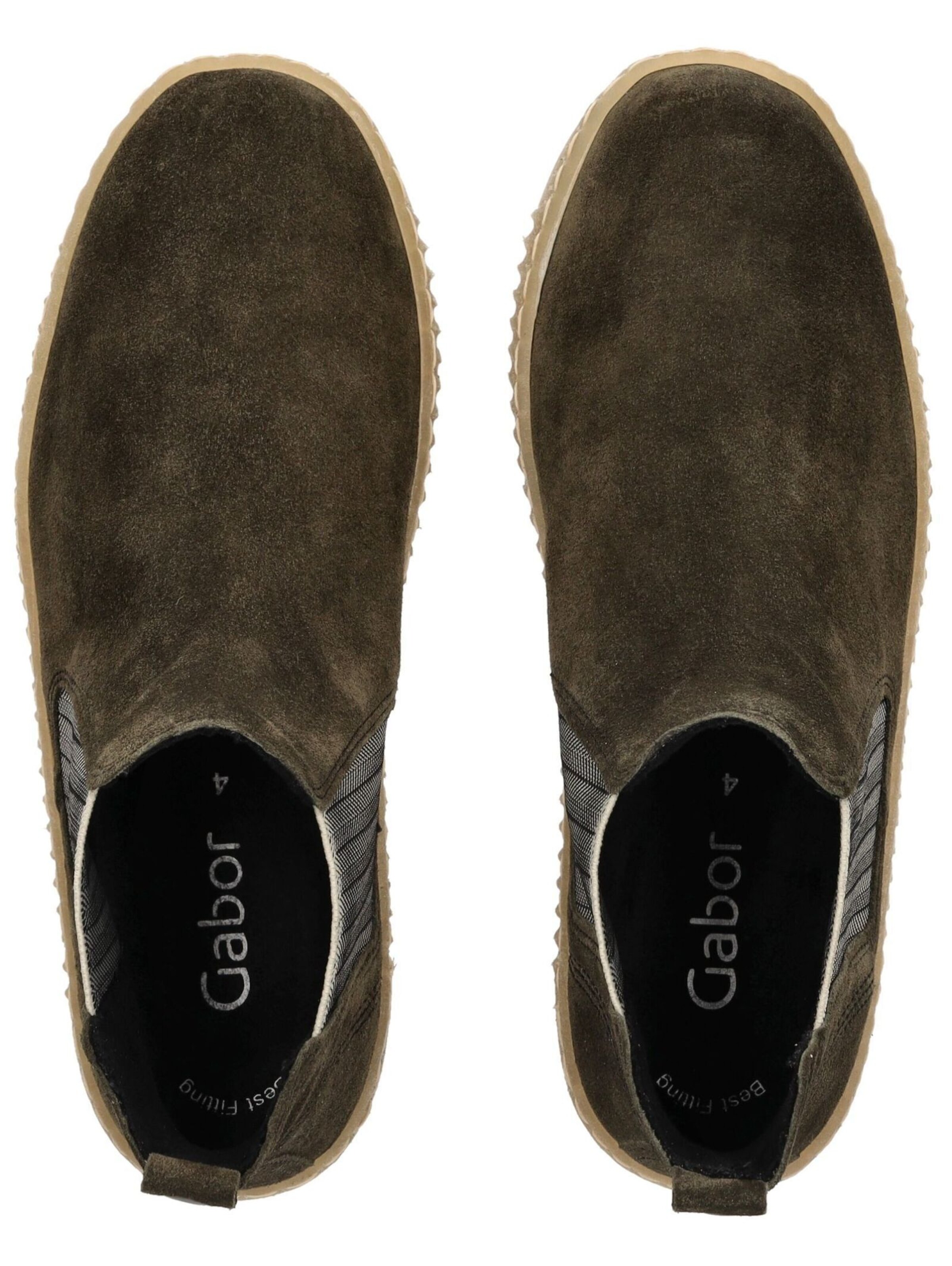 GABOR Chelsea Boots in Green